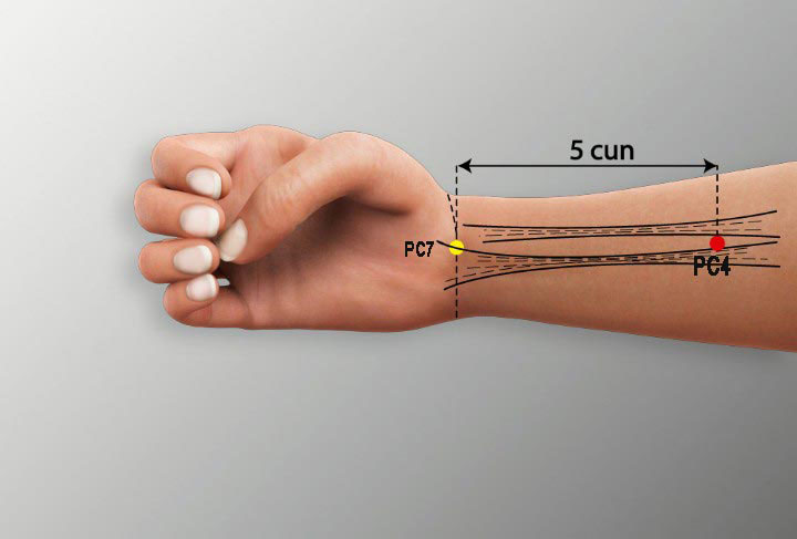 PC4 acupuncture point location - Acupoints.org
